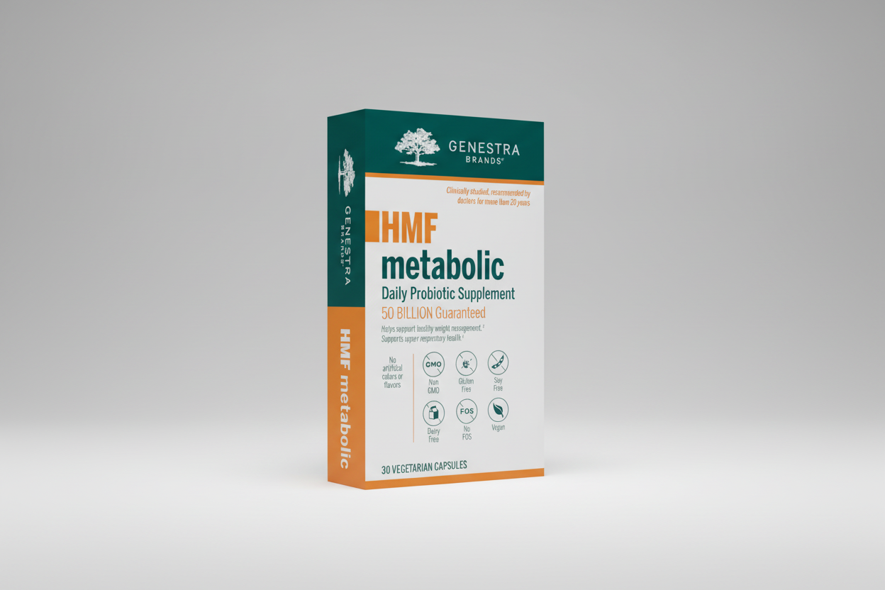 Genestra Brands HMF Metabolic - 50 Billion CFU - 30 Vegetarian Capsules