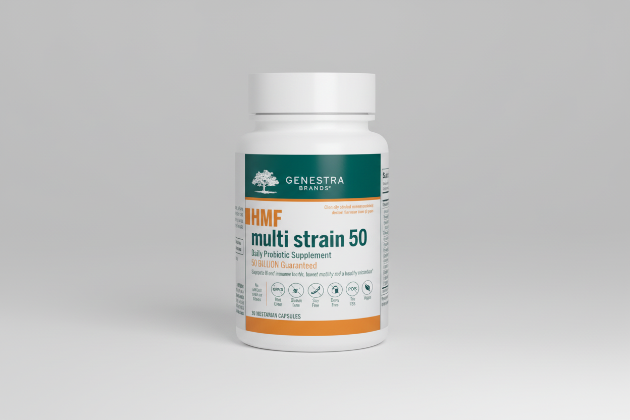 Genestra Brands HMF Multi Strain 50 - 30 Vegetarian Capsules