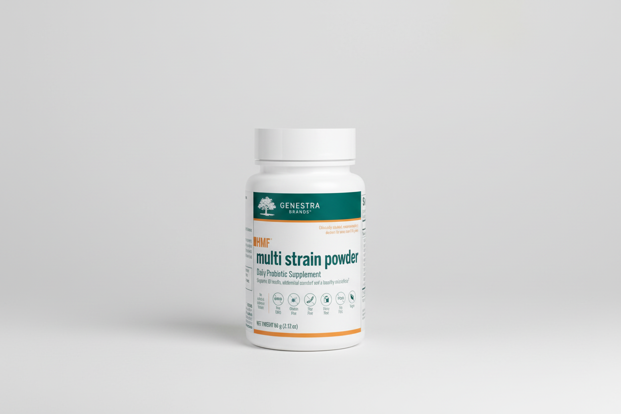 Genestra Brands HMF Multistrain Powder - 2.1 oz (60 Grams)