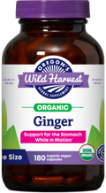 Oregon's Wild Harvest Ginger Organic 180 Capsules front