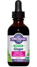 Oregon's Wild Harvest Ginger Organic Extract 1:4 2 fl oz front