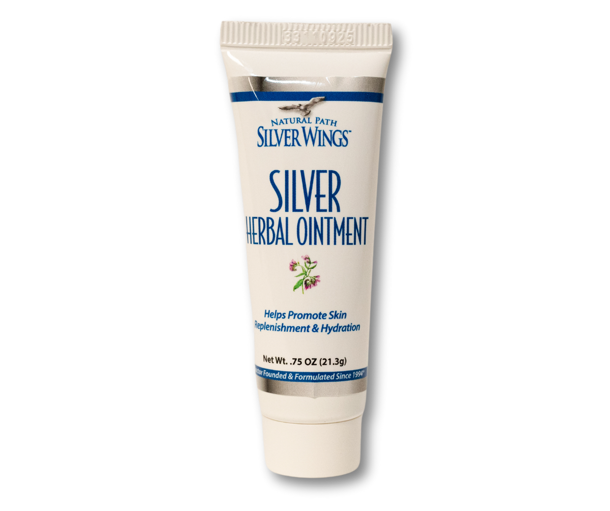 Natural Path Silver Wings Silver Herbal Ointment - 0.75 oz Tube