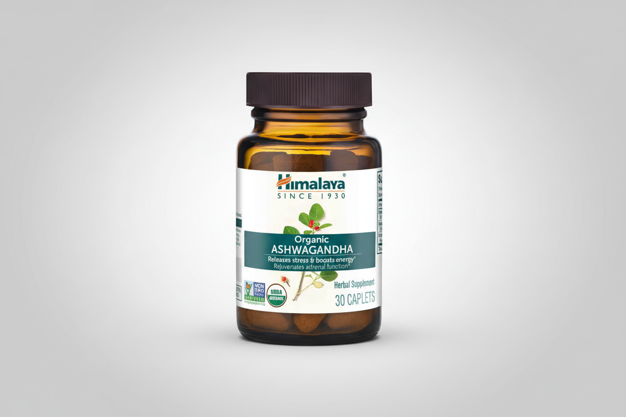 Himalaya Wellness Ashwagandha Organic - 30 Caplets