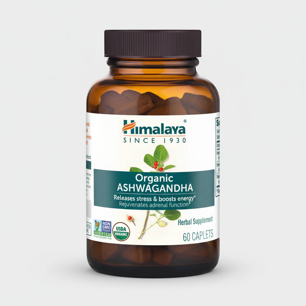Himalaya Wellness Ashwagandha Organic - 60 Caplets