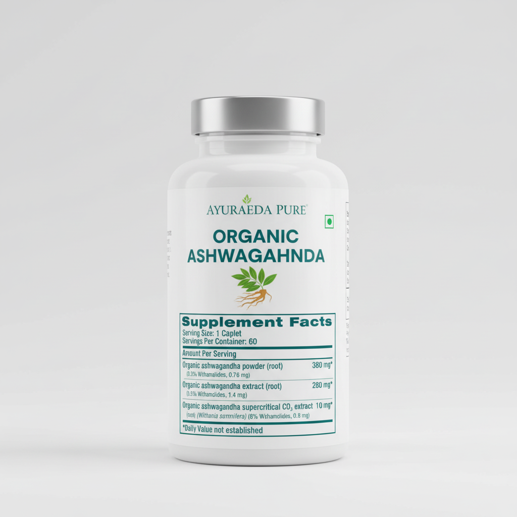 Himalaya Wellness Ashwagandha Organic - 60 Caplets