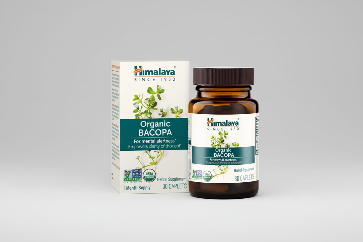 Himalaya Wellness Bacopa Organic - 30 Caplets