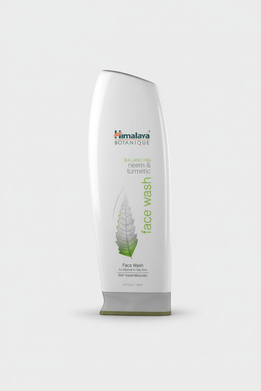Himalaya Wellness Balancing Neem & Turmeric Face Wash - 5.07 fl. oz (150 ml)