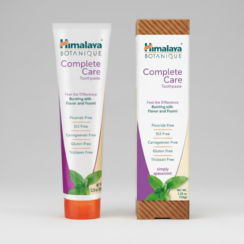 Himalaya Wellness Complete Care Toothpaste Simply Spearmint - 5.29 oz (150 Grams)