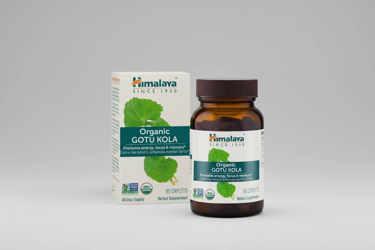 Himalaya Wellness Organic Gotu Kola - 90 Caplets
