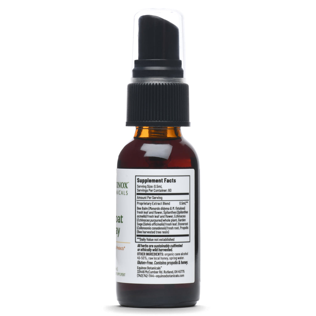 Equinox Botanicals Throat Spray, 1 fl oz