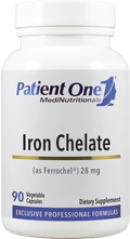 Patient One Iron Chelate 28 mg 90 Capsules - front product image