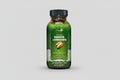 Supplement bottle labeled 'Irwin Naturals' with green label and black cap on a white background