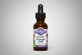 Bottle of Oregon's Wild Harvest Kids Tranquil Child supplement with dropper on a white background