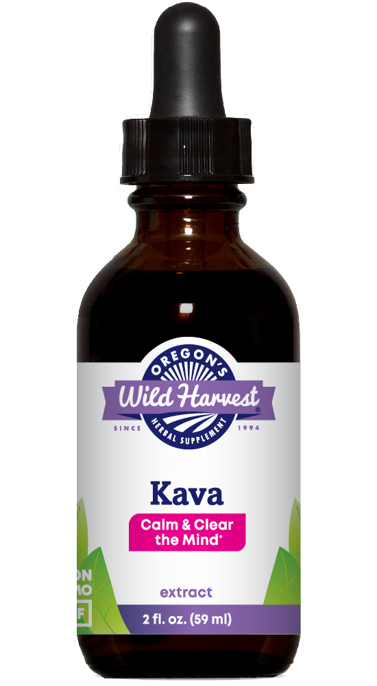 Oregon's Wild Harvest Kava Extract 1:2 2 fl oz front