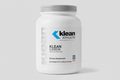 Klean Athlete Klean Casein dietary supplement container on a light gray background