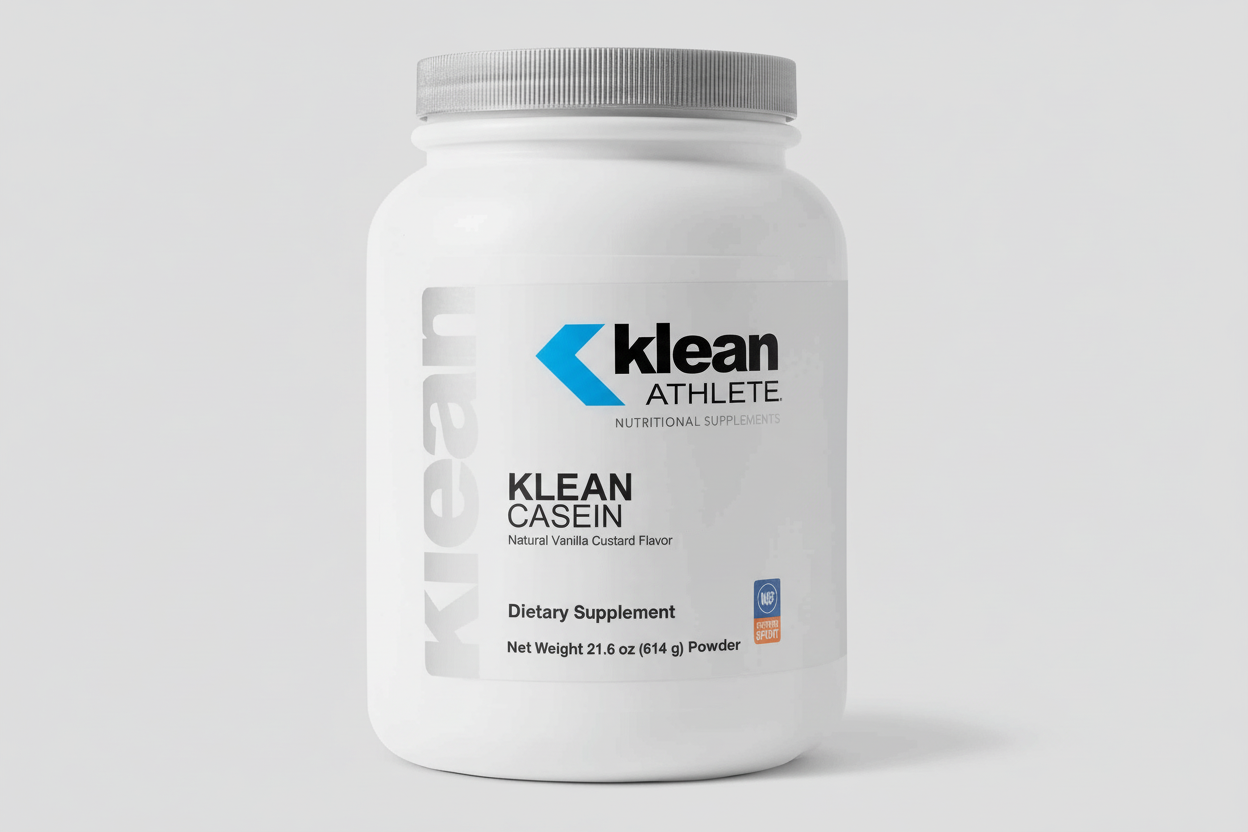 Klean Athlete Klean Casein Protein Natural Vanilla Custard Flavor - 21.6 oz (614 Grams)