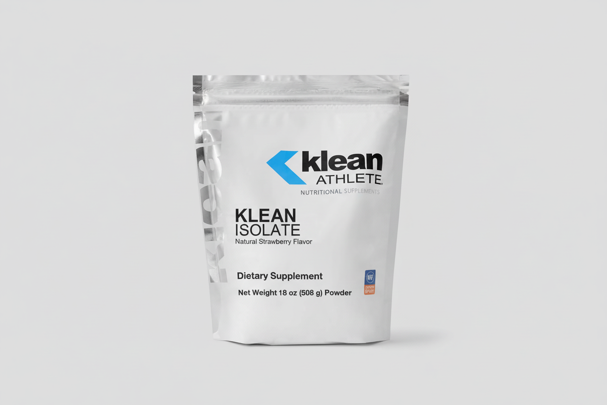 Klean Athlete Klean Isolate™, Natural Strawberry Flavor - 18 oz (508 Grams) Pouch