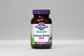 Oregon's Wild Harvest Organic Lemon Balm supplement bottle with purple cap