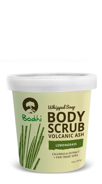 Bodhi Organics Lemongrass Whipped Body Scrub – 14 oz