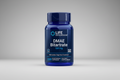 Blue supplement bottle labeled 'DMAE Bitartrate' by Life Extension on a white background