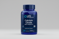 Life Extension Calcium Citrate with Vitamin D supplement bottle on a white background