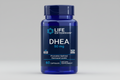 Life Extension DHEA supplement bottle with blue label
