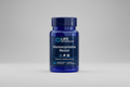 Supplement bottle labeled 'Homocysteine Resist' by Life Extension on a blue background
