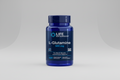 Life Extension L-Glutamine supplement bottle on a white background
