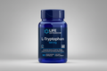 Life Extension L-Tryptophan supplement bottle on a white background