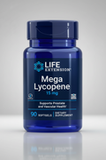 Life Extension Mega Lycopene supplement bottle on a white background