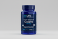 Life Extension Super Ubiquinol CoQ10 supplement bottle on a white background