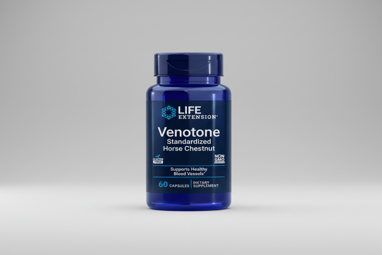 Life Extension Venotone Standardized Horse Chestnut supplement bottle