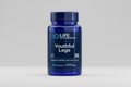 Blue supplement bottle labeled 'Youthful Legs' by Life Extension on a white background