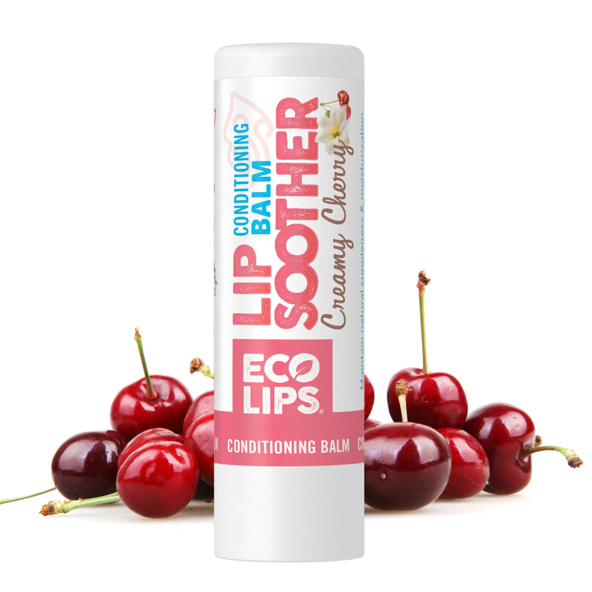 Eco Lips Lip Soother Creamy Cherry Lip Balm, 0.15 oz