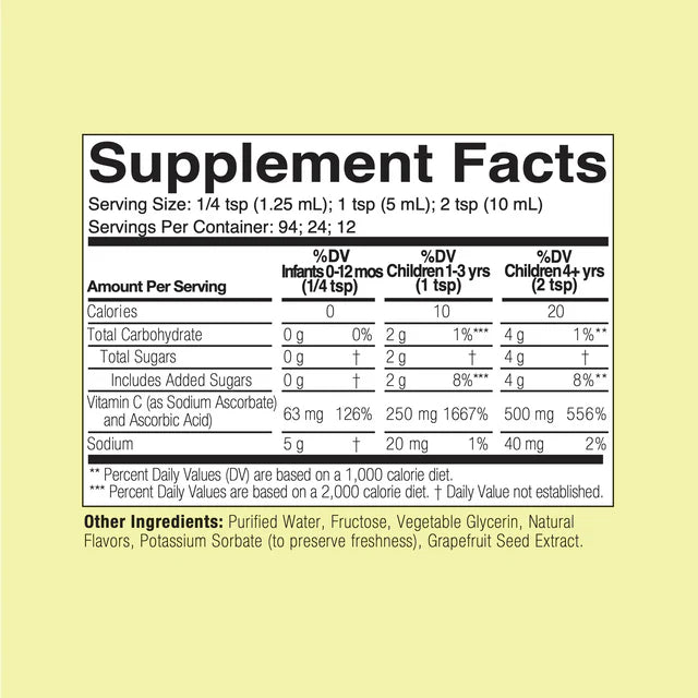 Childlife Liquid Vitamin C 4 fl oz 118ml