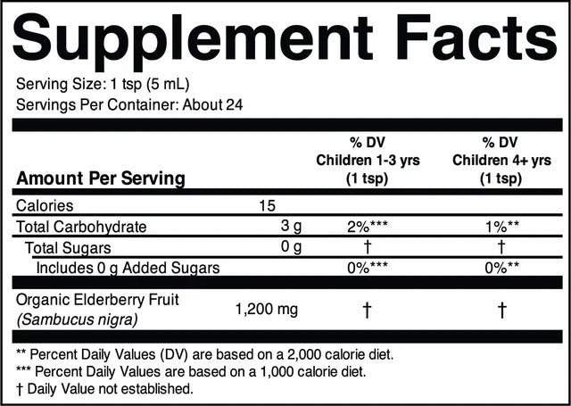 ChildLife Organic Liquid Elderberry 4 oz