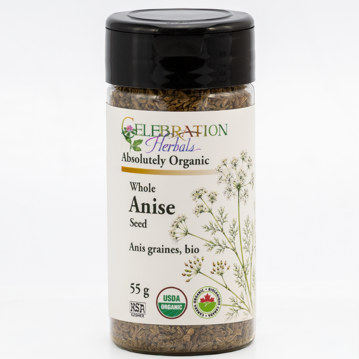 Celebration Herbals Organic Anise Seed Whole – 55 g