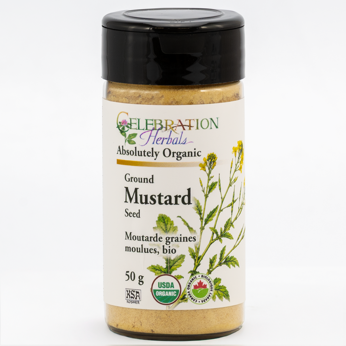 Celebration Herbals Organic Mustard Seed Ground – 50 g