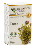 Celebration Herbals Organic Thyme Tea – 24 Tea Bags