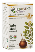 Celebration Herbals Organic Yerba Maté unroasted Tea – 24 Tea Bags