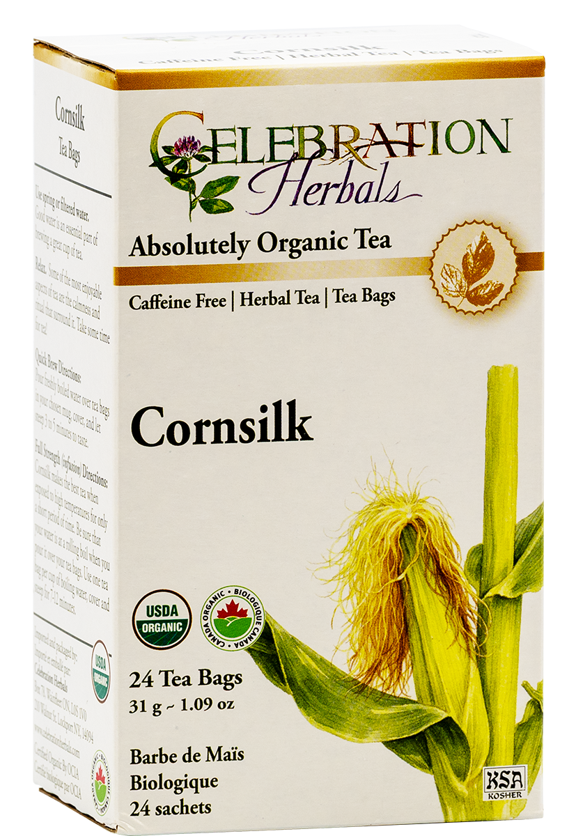 Celebration Herbals Organic Cornsilk Tea – 24 Tea Bags