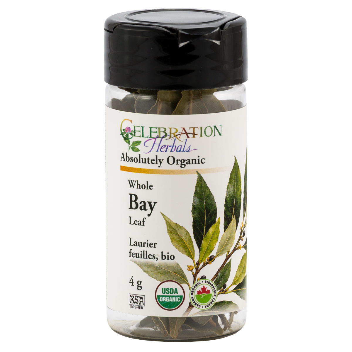 Celebration Herbals Organic Bay Leaf Whole – 4 g