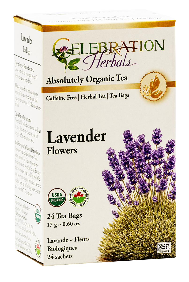 Celebration Herbals Organic Lavender Flowers Tea – 24 Tea Bags