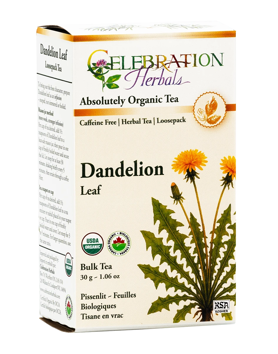 Celebration Herbals Organic Dandelion Leaf Tea – 30 g