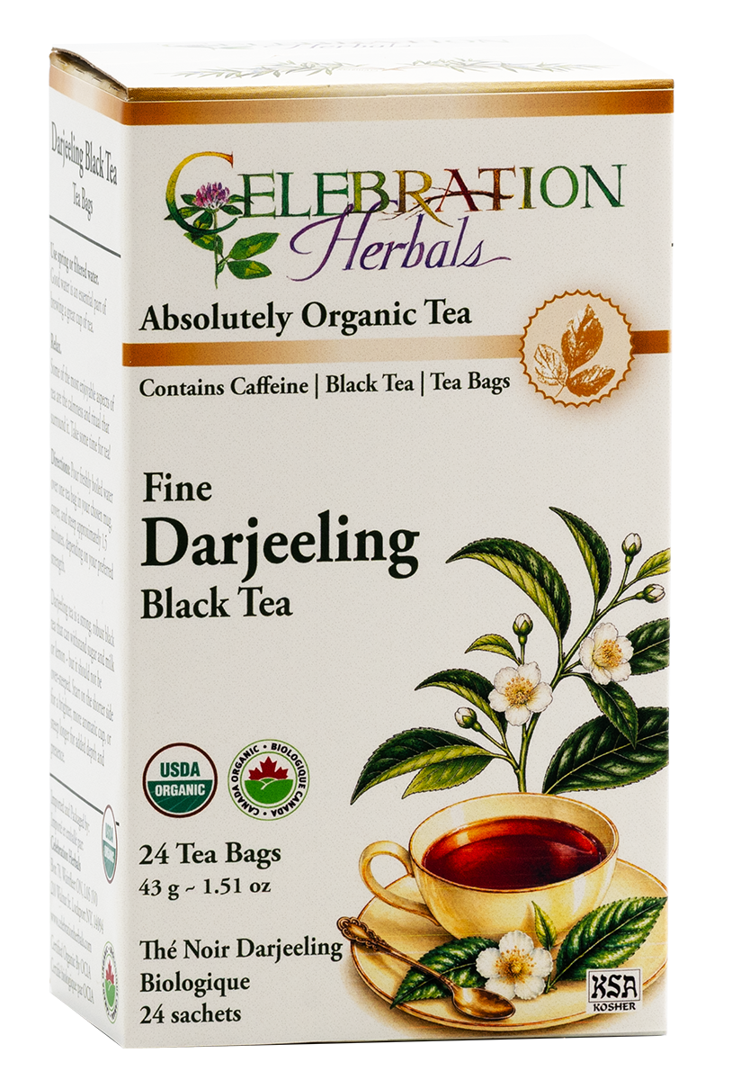 Celebration Herbals Organic Darjeeling Black Tea – 24 Tea Bags