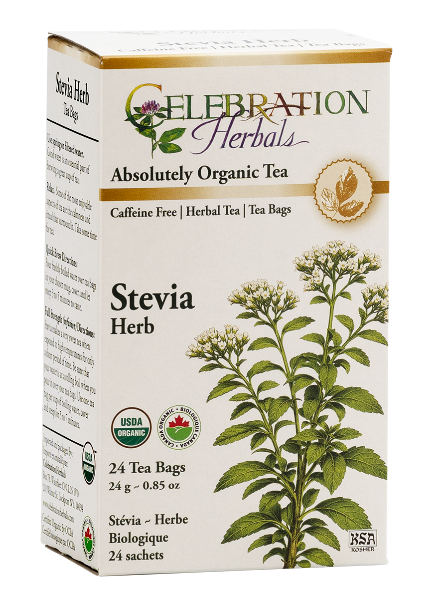 Celebration Herbals Organic Stevia Herb Tea – 24 Tea Bags