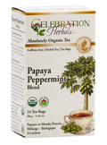 Celebration Herbals Organic Papaya Peppermint Blend Tea – 24 Tea Bags