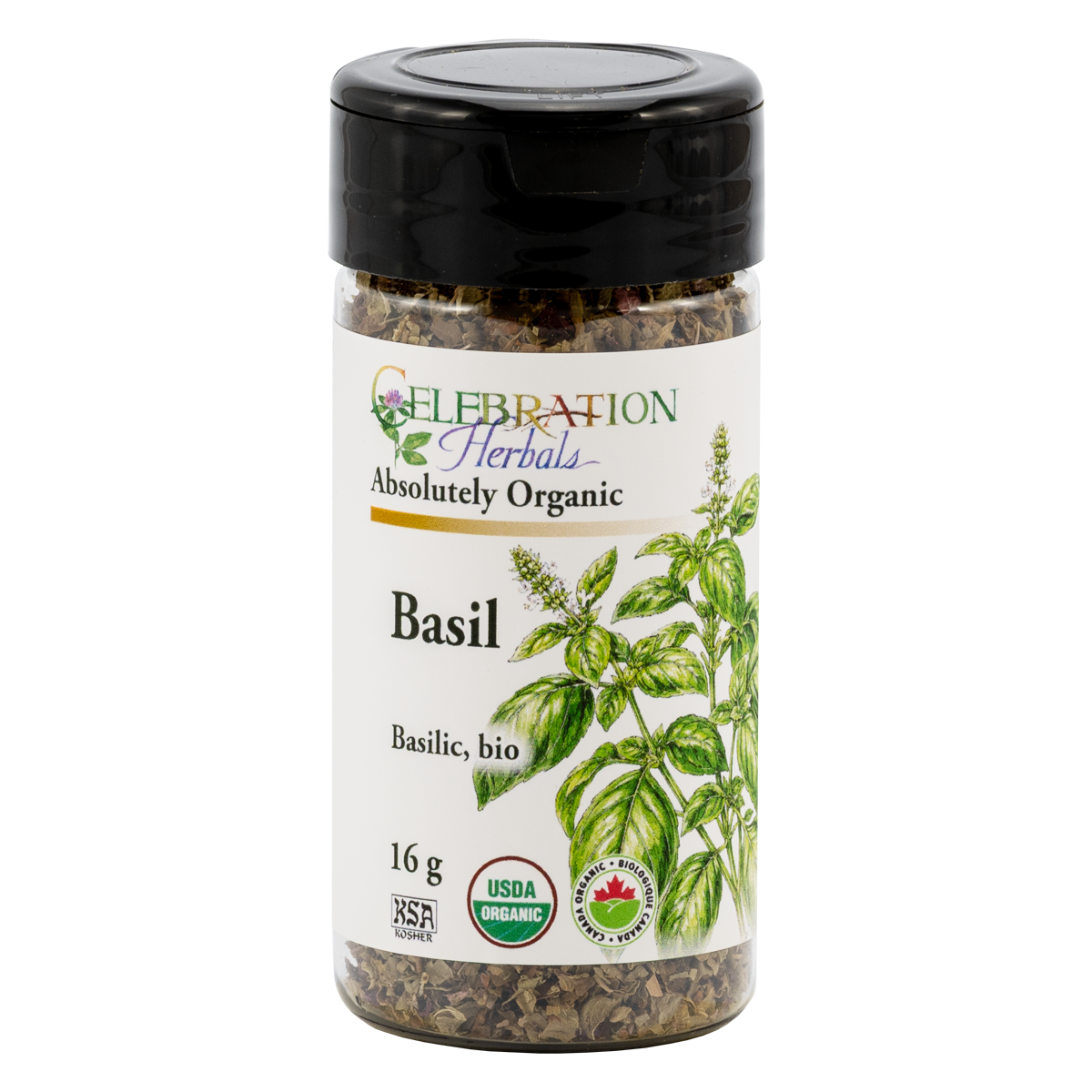 Celebration Herbals Organic Basil – 16 g