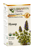 Celebration Herbals Organic Hyssop Tea – 24 Tea Bags