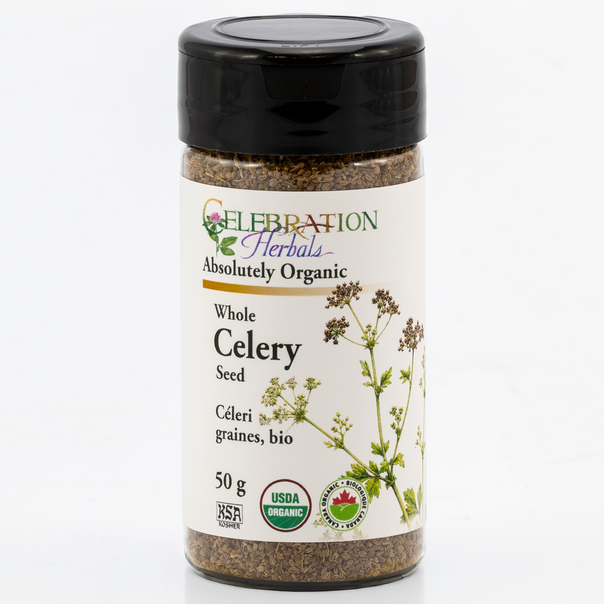 Celebration Herbals Organic Celery Seed Whole – 50 g